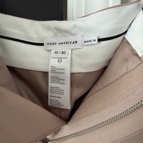 Good American Beige Mini Skirt - Picture 2 of 3